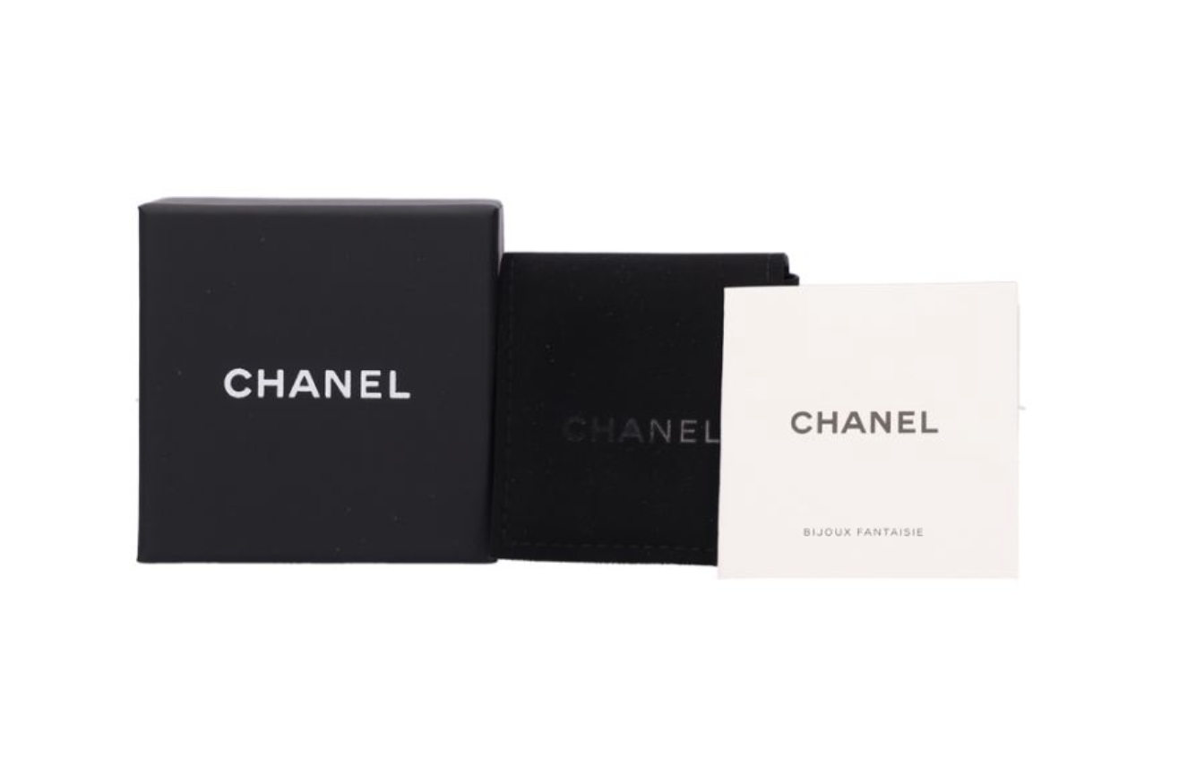 (加購品)CHANEL 香奈兒 雙C耳環 金色 A647662