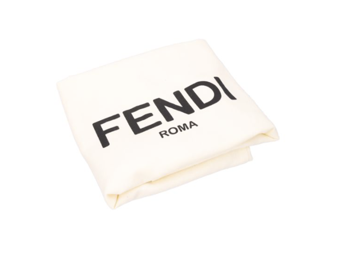 FENDI 芬迪 Logo 拉菲草編織 X-Tote 托特包 8BH3745