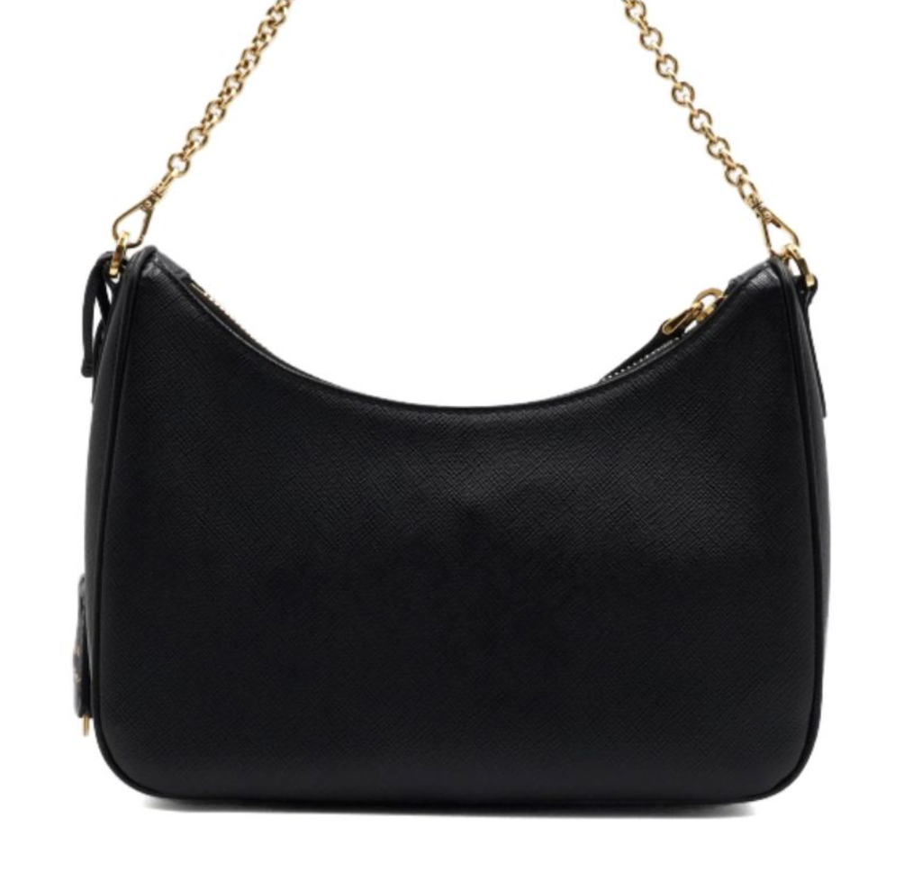 PRADA Saffiano 十字紋牛皮 Re-Edition 單肩:斜背兩用包 1BH2043