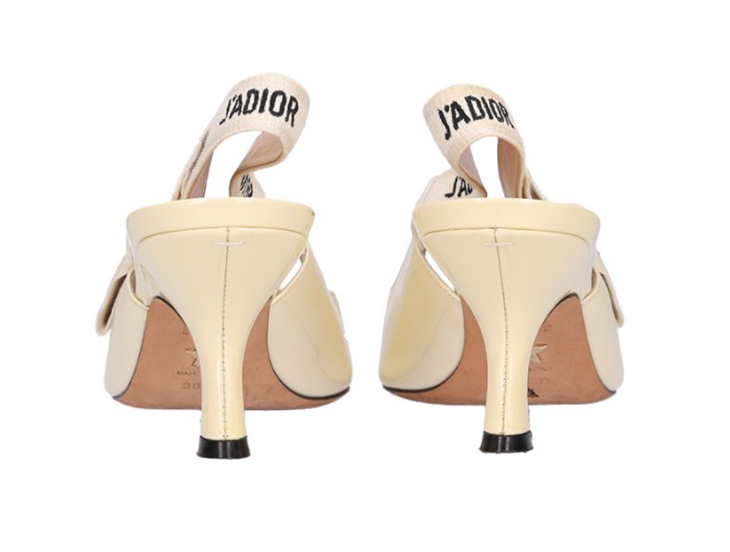 DIOR 迪奧 J'Adior 漆面小牛皮 露跟高跟鞋4