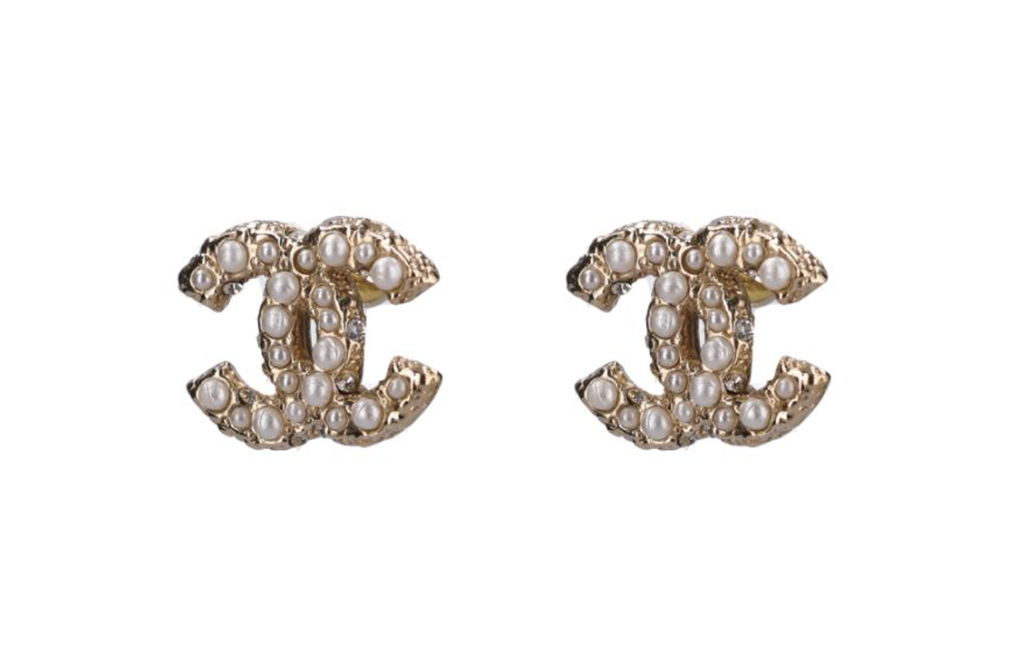 （加購品）CHANEL 香奈兒 雙C耳環 金色 A647660
