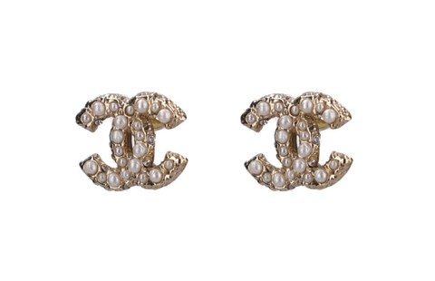 （加購品）CHANEL 香奈兒 雙C耳環 金色 A647660