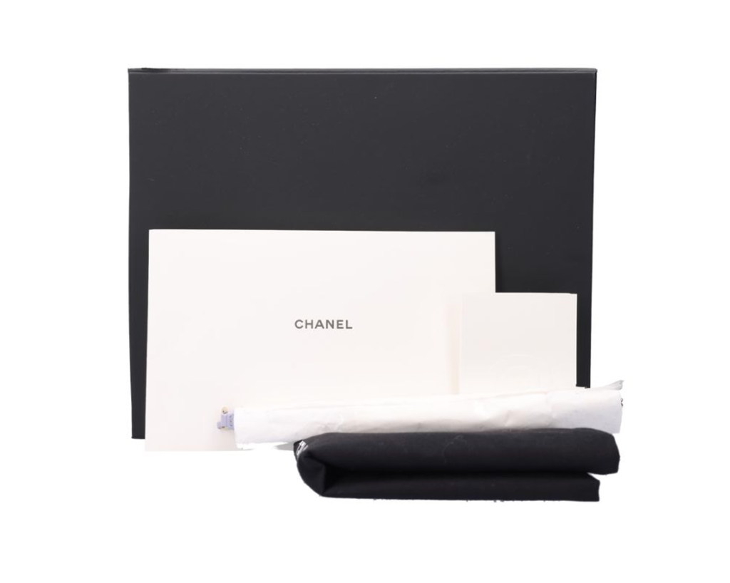 CHANEL 香奈兒 Coco Handle 小號 手提口蓋包 荔枝紋牛皮 淺紫金 A929907