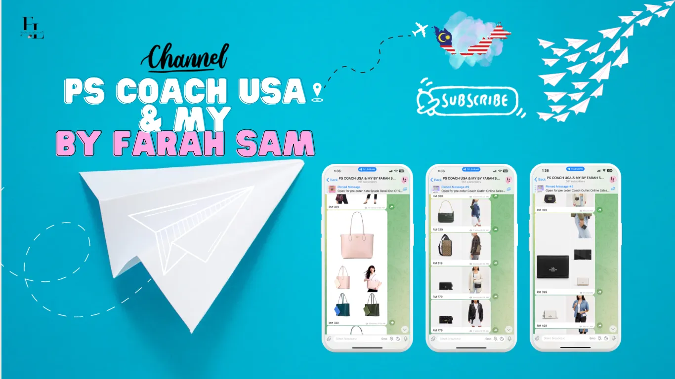 Pre-order Items | Farhana Luxe & Co. - @coachoriginalbyfarahh | Farah Sam Resources
