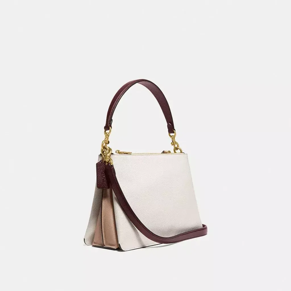 Retail Transfer] Coach Double Zip Shoulder Bag In Colorblock in Chalk Multi  – Farhana Luxe & Co. - @coachoriginalbyfarahh