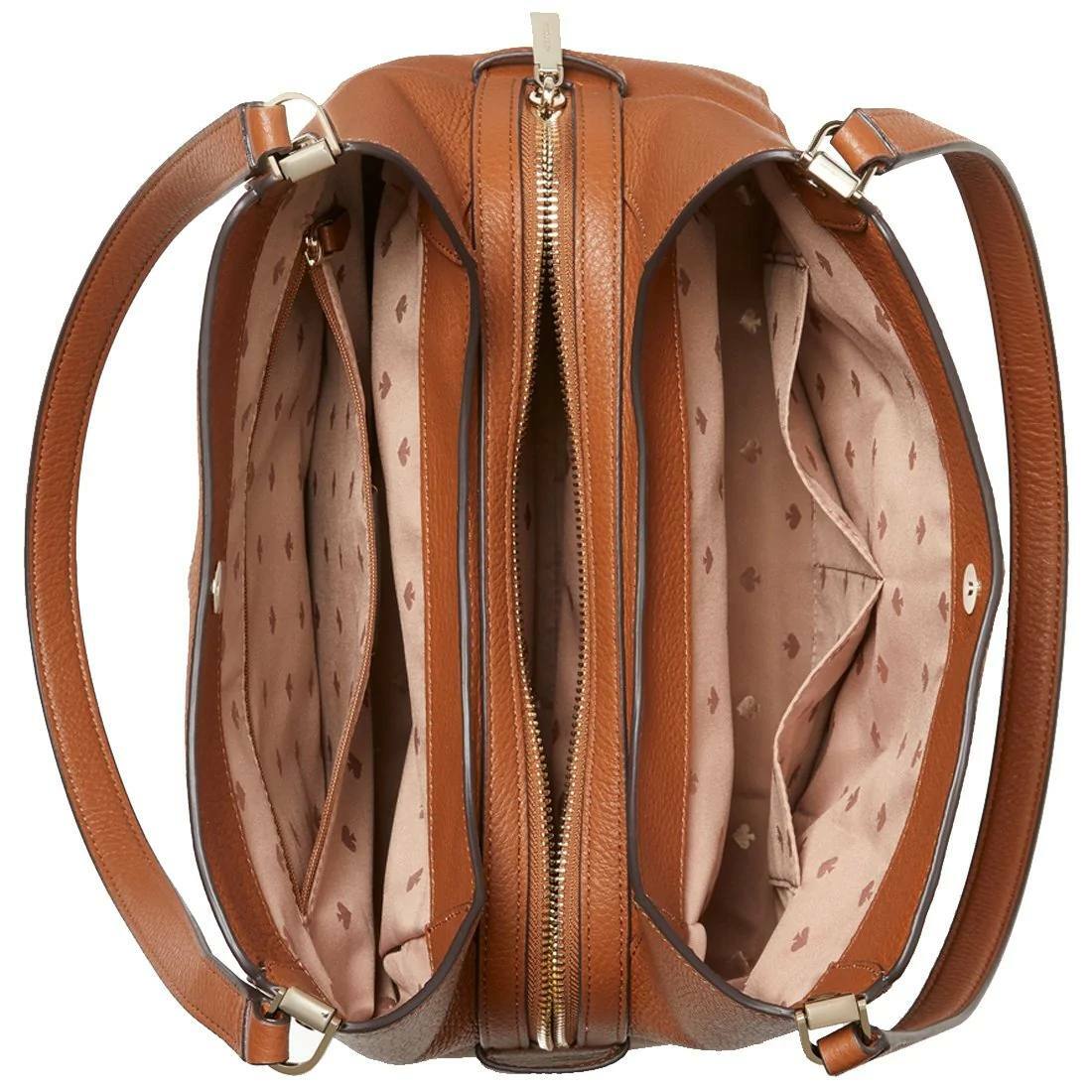 Leila Medium Triple Compartment Shoulder Bag