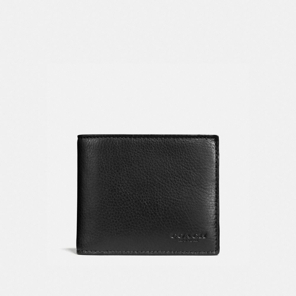 Coach-Mens-Compact-ID-Sport-Calf-Leather-Wallet-in-Black-F74991-0