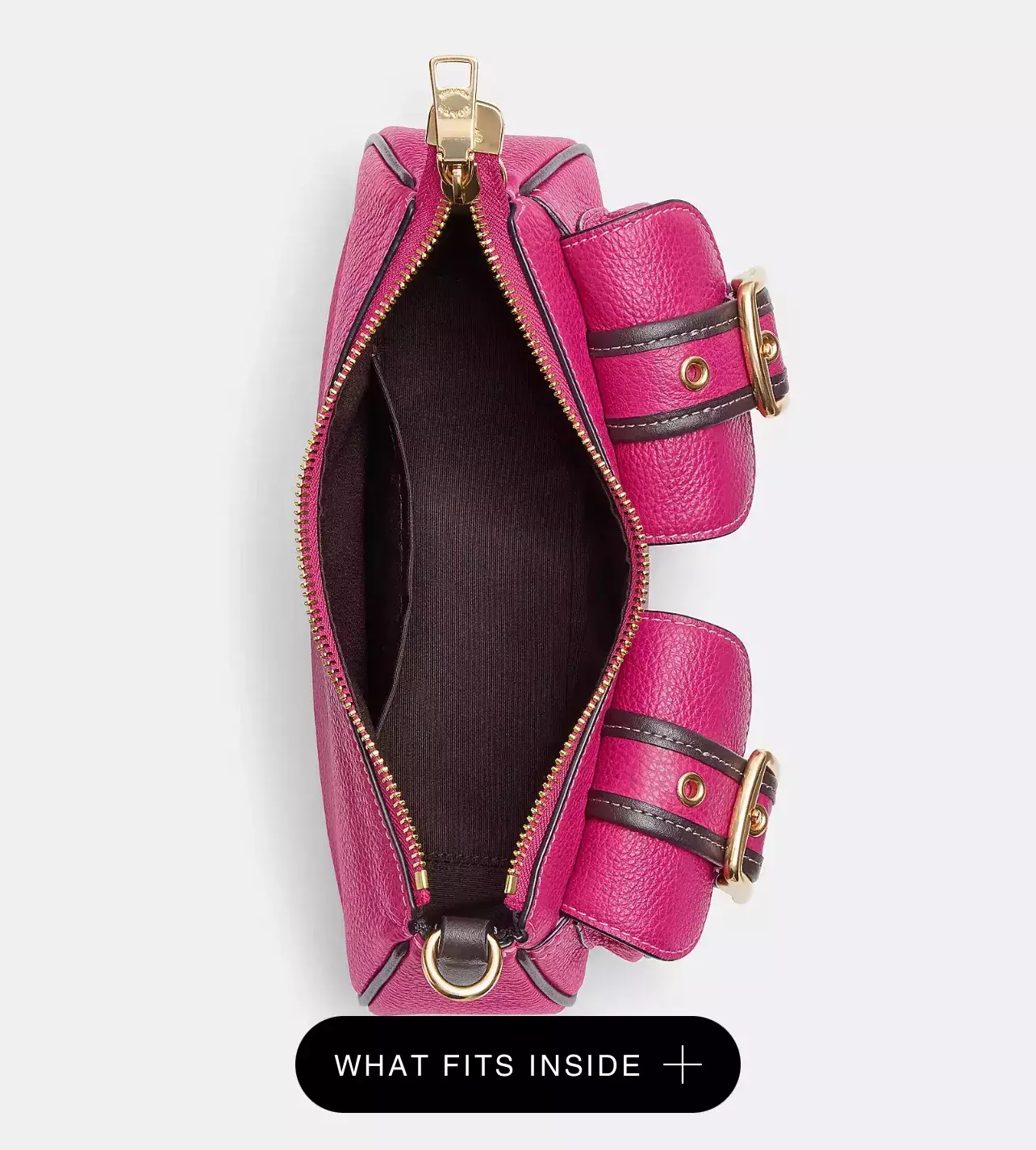 Coach Ashton Baguette in Cerise Farhana Luxe & Co