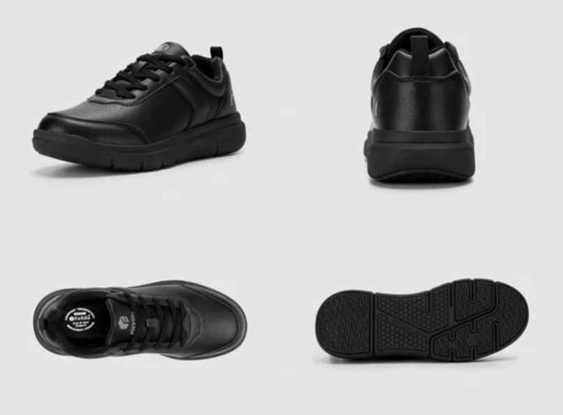 BriskWalk Oxford Deluxe Lace-up V1黑2