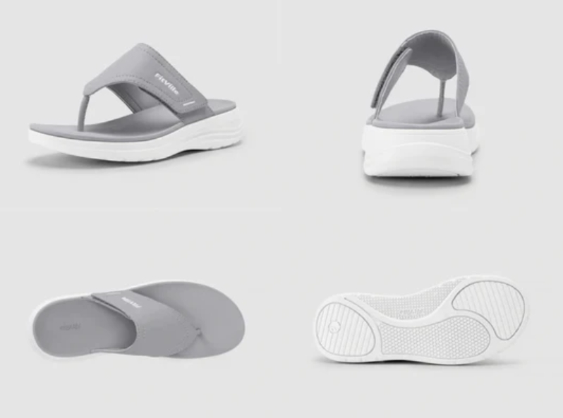 Queenesque Flip Flop V1-灰3
