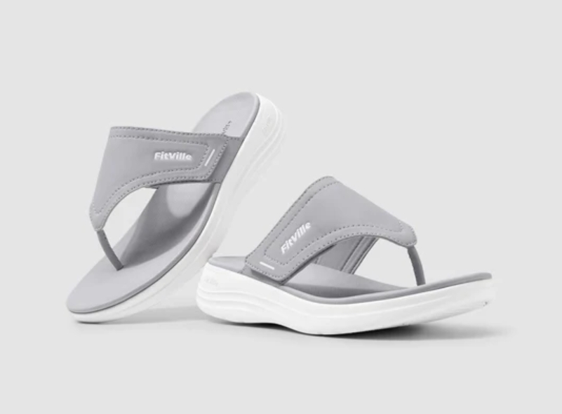 Queenesque Flip Flop V1-灰4