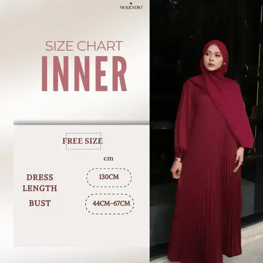 ABAYA - Measurement Chart