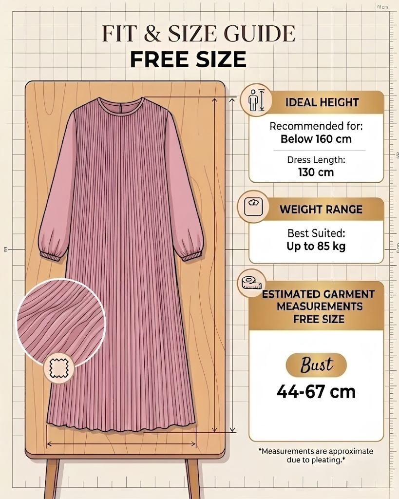 softpink sizechart