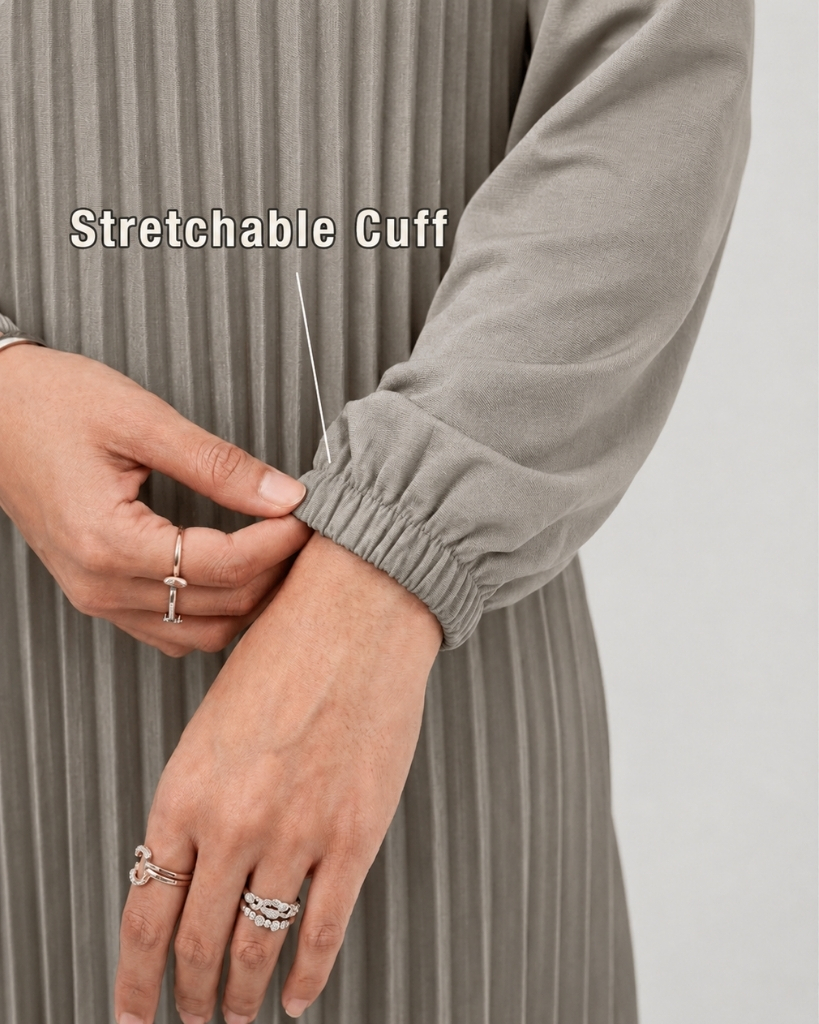 sage green closeup cuff