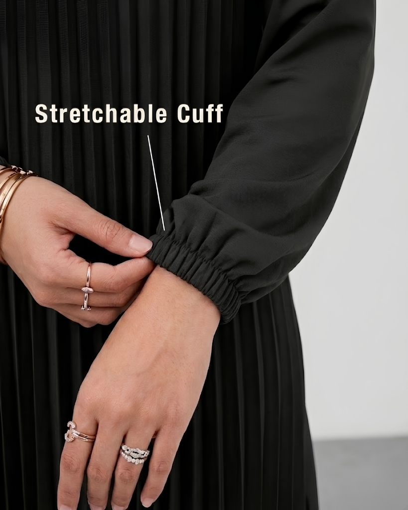 black closeup cuff