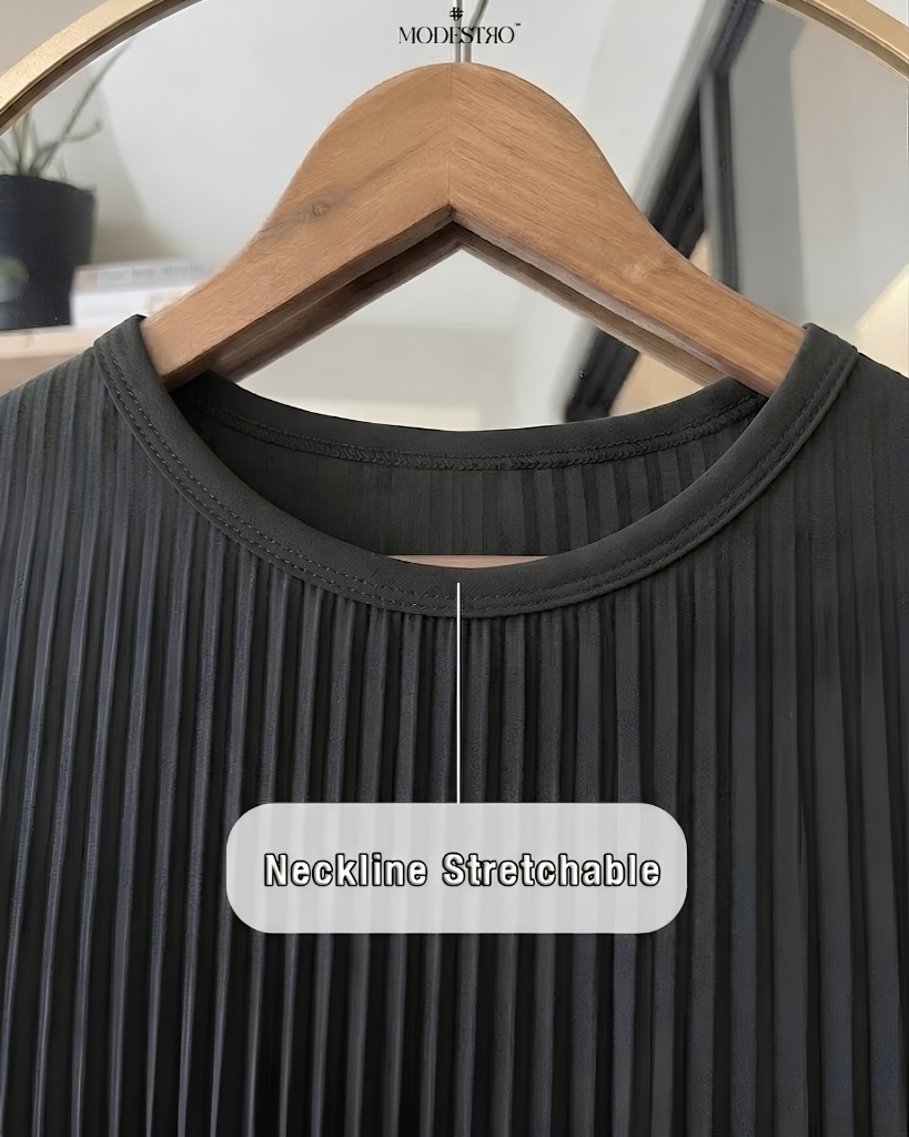 black closeup neck