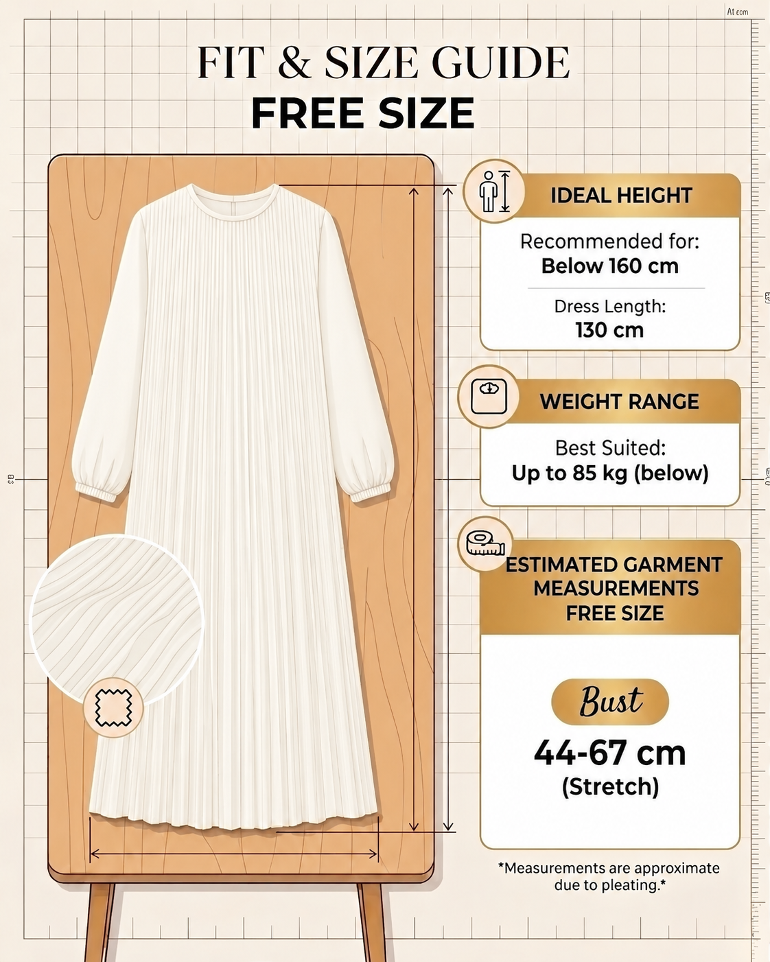 white sizechart