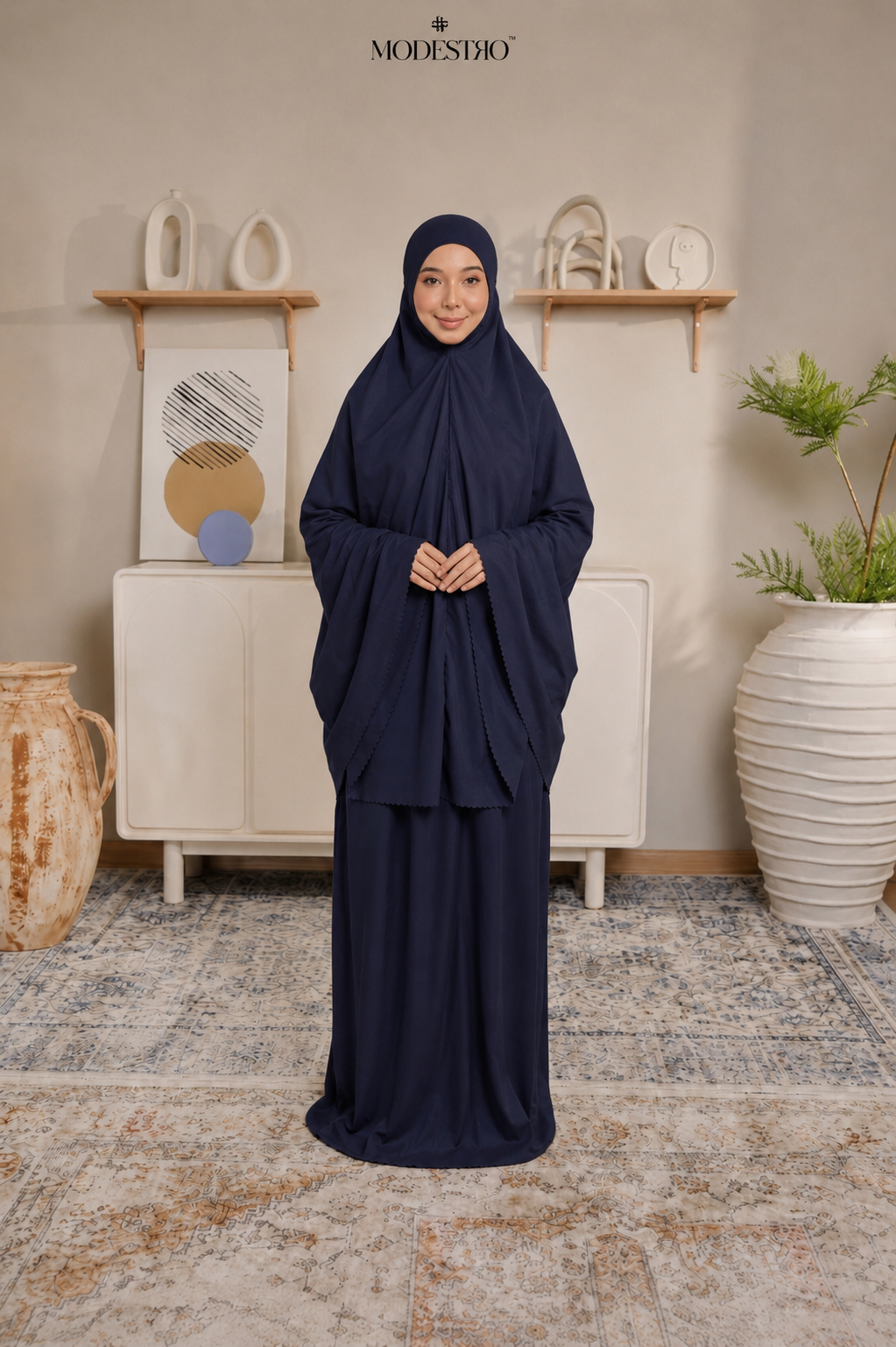 Navy blue front