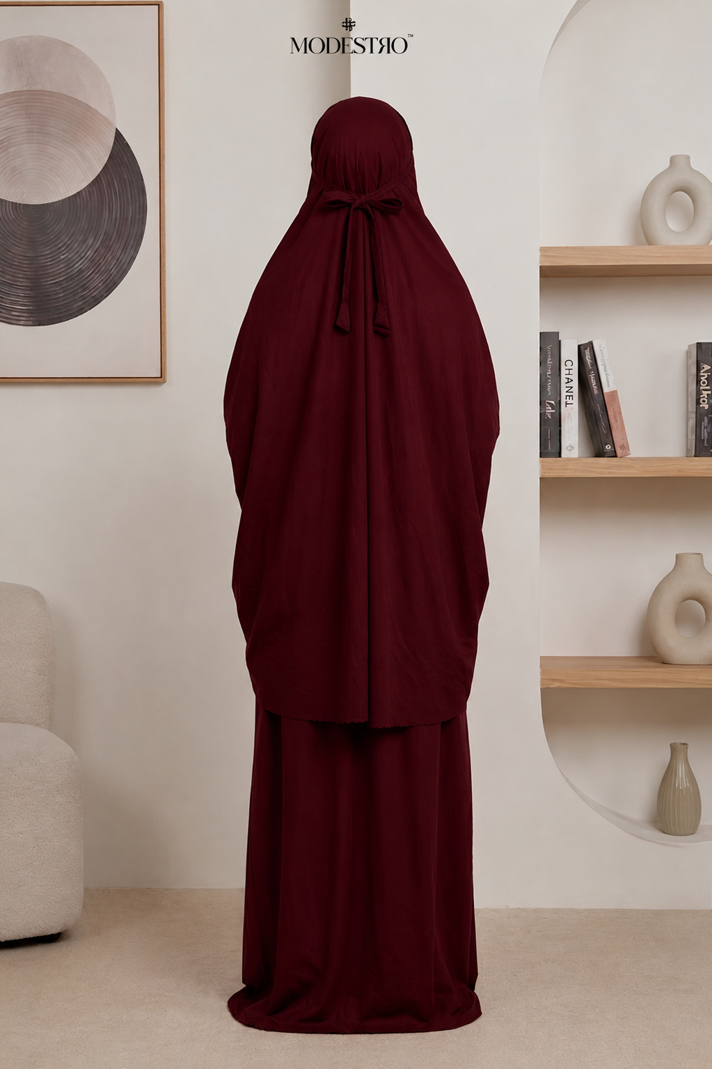 maroon back
