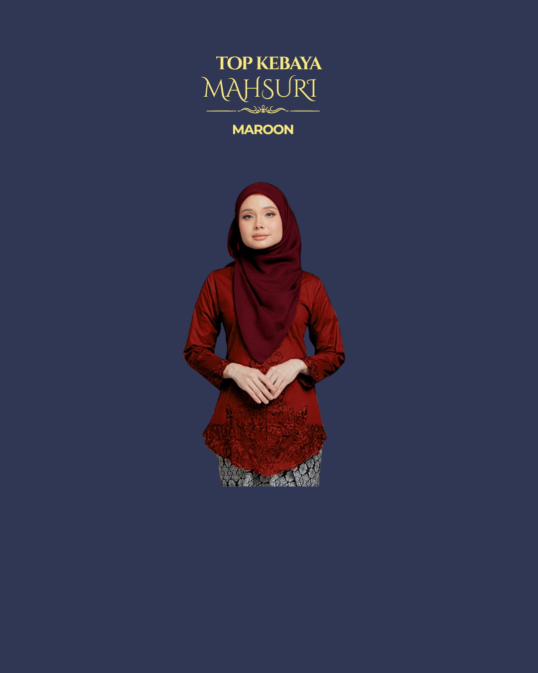 KEBAYA MAHSURI MAROON