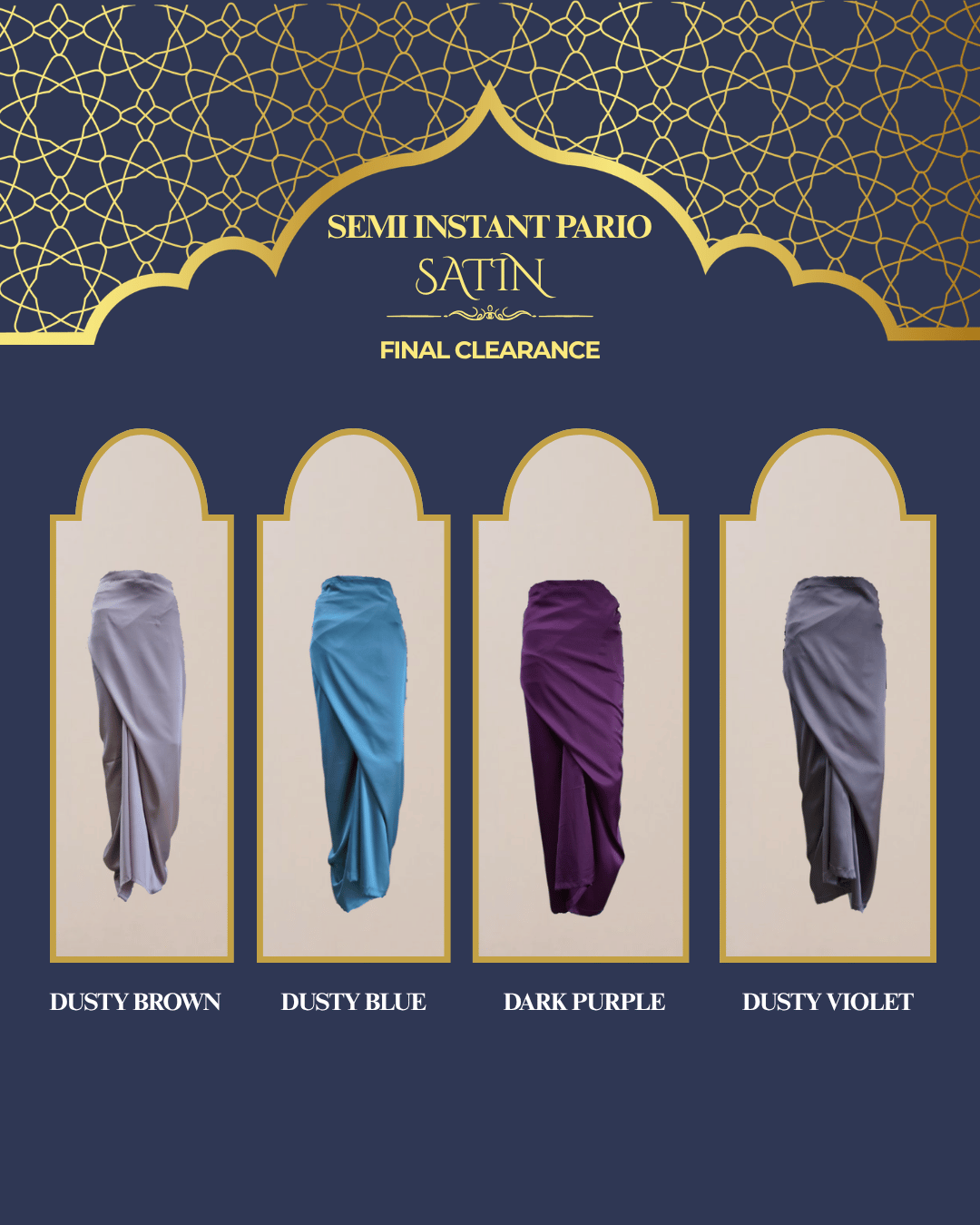Semi instant pario satin 