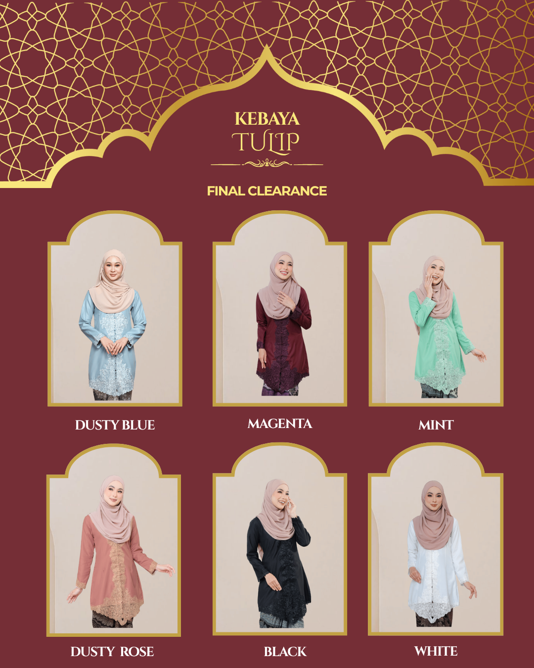 kebaya tulip new