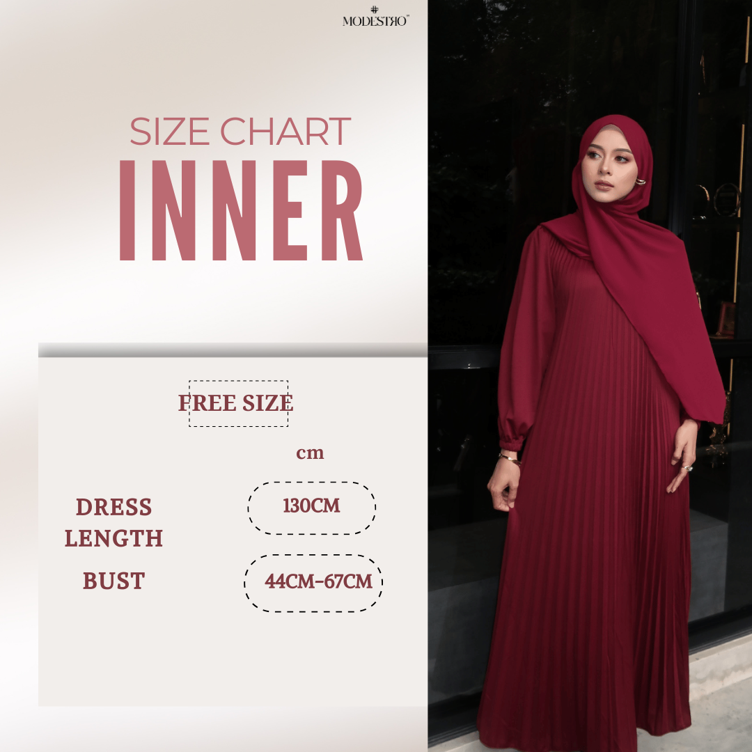 ABAYA - Measurement Chart