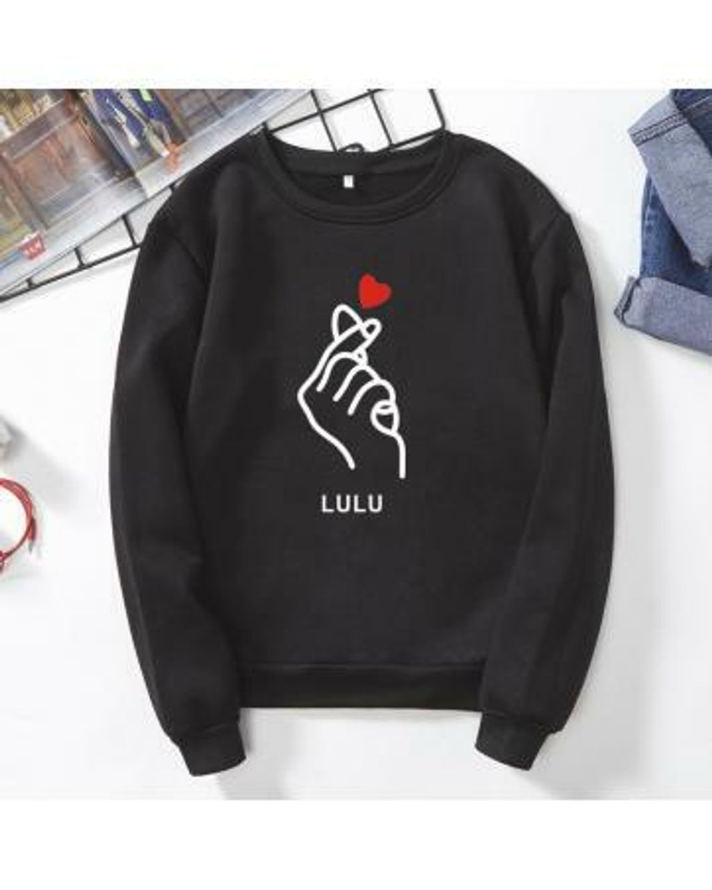 mini love hoodie