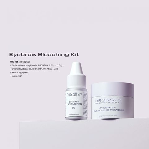 Bronsun Eyebrow Bleaching Kit Contents