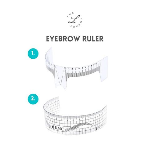 Complete Pro Brow Mapping Ruler Structured Eyebrow Ruler for Brow Mapping, Eyebrow Embroidery, SPMU ...