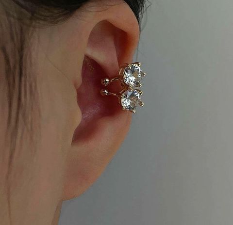 CHEEKY REBEL 扣環式鑽石耳環 -TWD390$ (6)