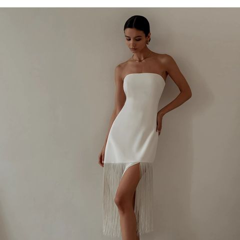 TASSEL BARDOT MIDI DRESS - 699$-5