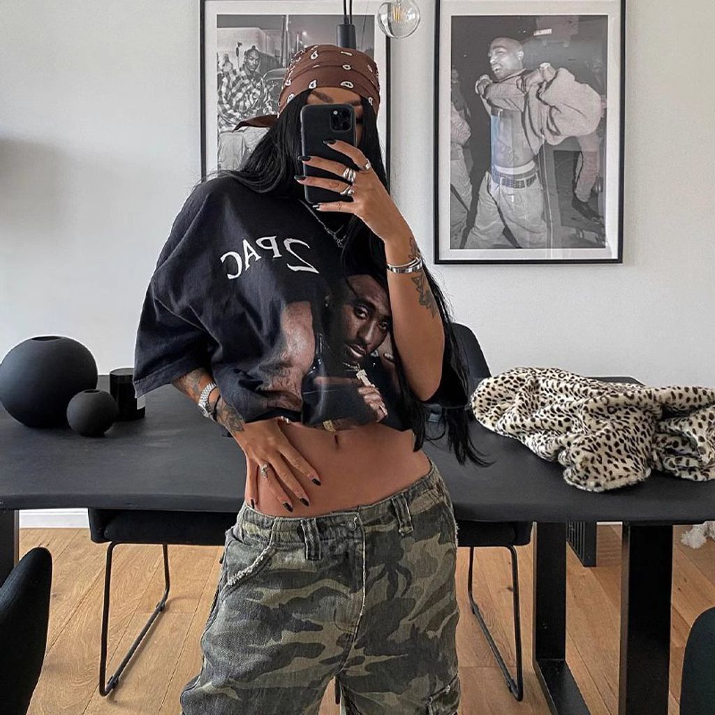  OG 2 PAC OVERSIZED BOYFRIEND TEE -799 