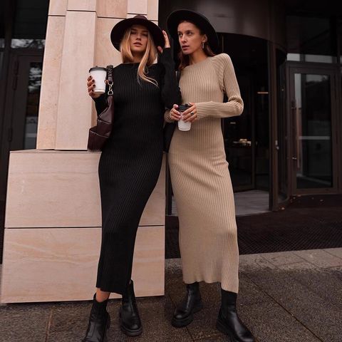 STRETCHY MAXI DRESS - 699