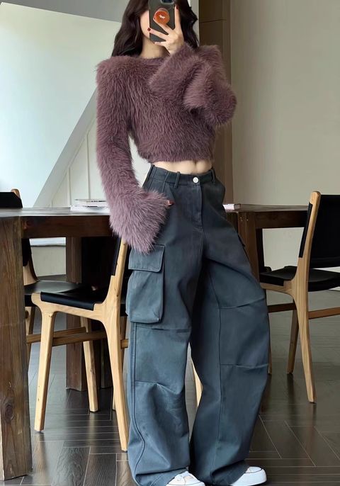 FUR TURTLE NECK SWEATER - 799$-3