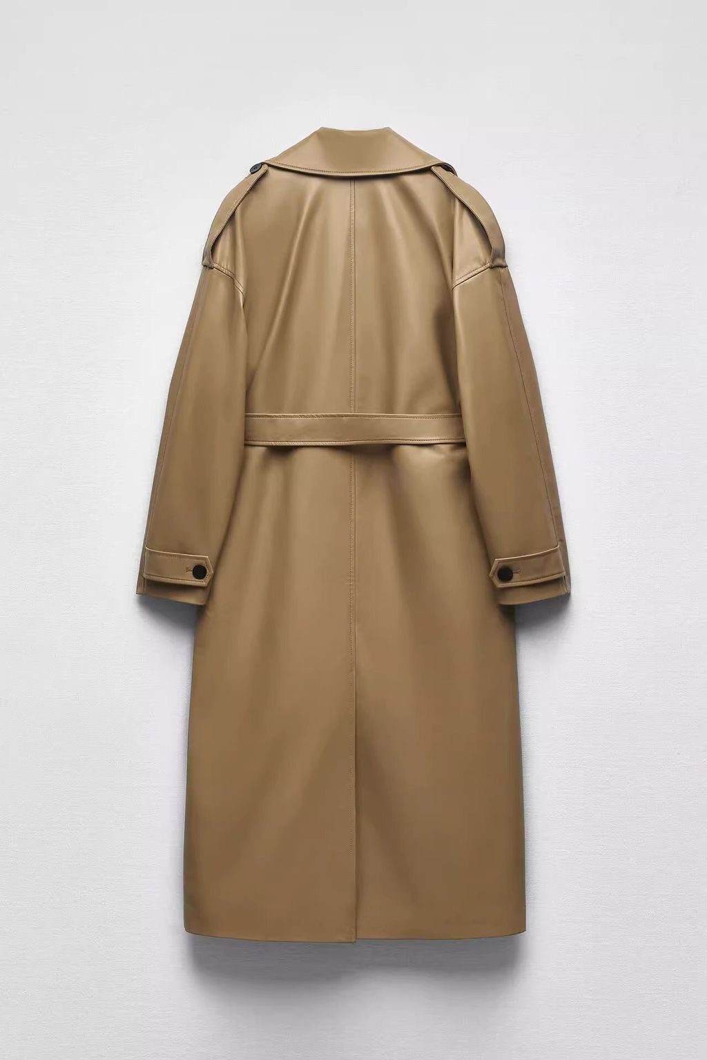 MALLARD PU LEATHER COAT -1480$-567