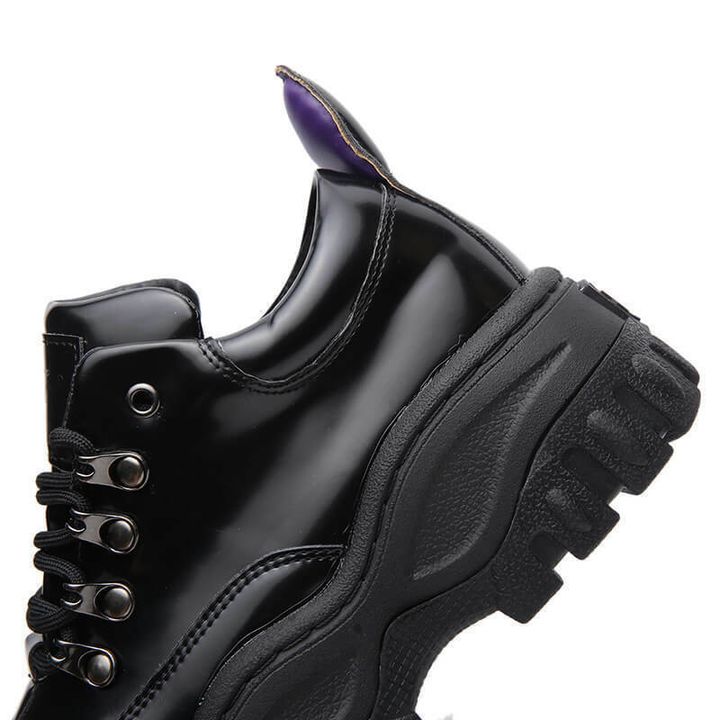 CHEEKYWAWA PU 皮革厚底熱賣鞋TWD980$ - size 35-40 (4)