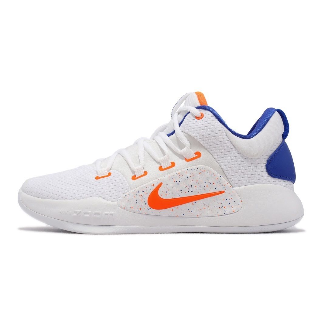 Nike Hyperdunk X Low FB7163-181 男子耐磨底低統白橘藍籃球鞋實戰鞋