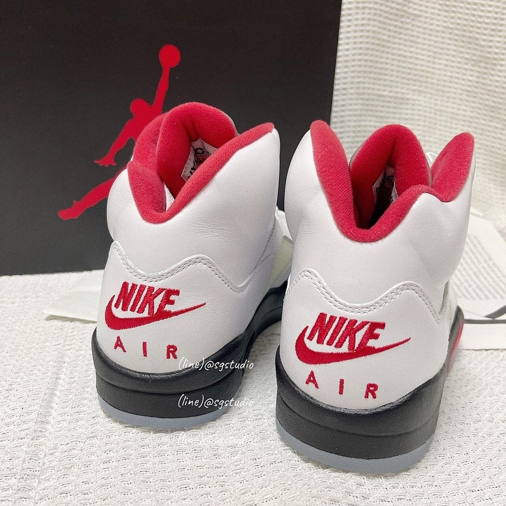 Air Jordan 5 Fire Red DA1911-102 灌籃高手白紅黑流川楓喬丹五代籃球