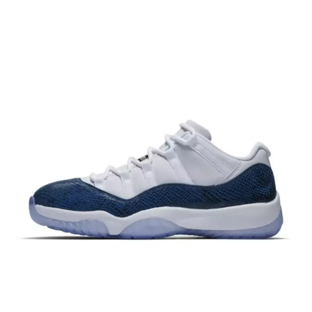 AIR JORDAN 11 LOW LE CD6846-102 限量藍蛇紋喬丹11代籃球鞋SNAKE – S