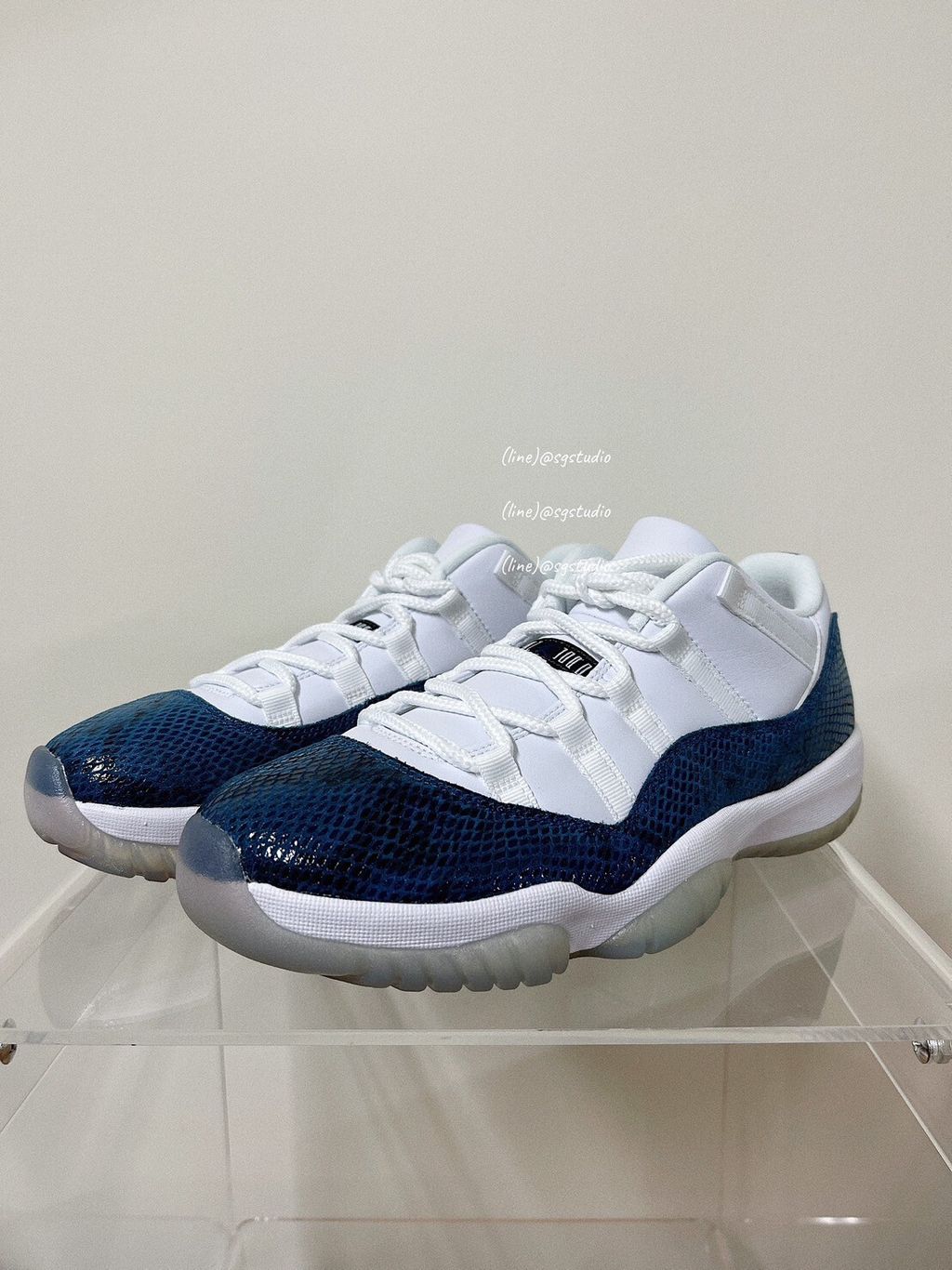 AIR JORDAN 11 LOW LE CD6846-102 限量藍蛇紋喬丹11代籃球鞋SNAKE – S