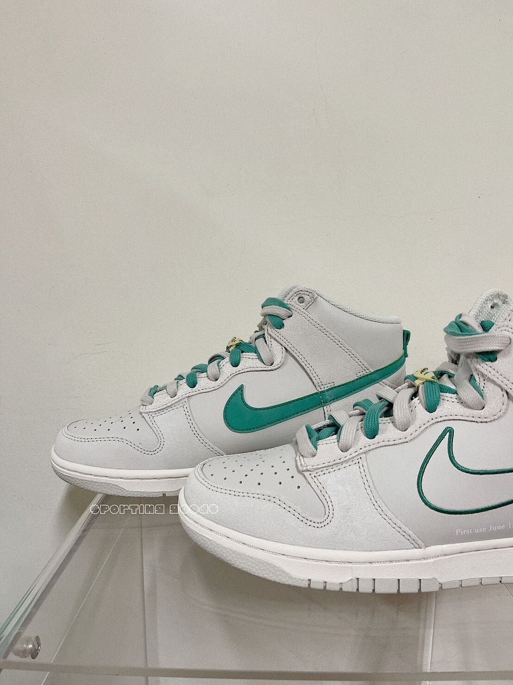 Nike Dunk High SE Light Bone DH0960-001 白綠金勾休閒男鞋– S.G_studio