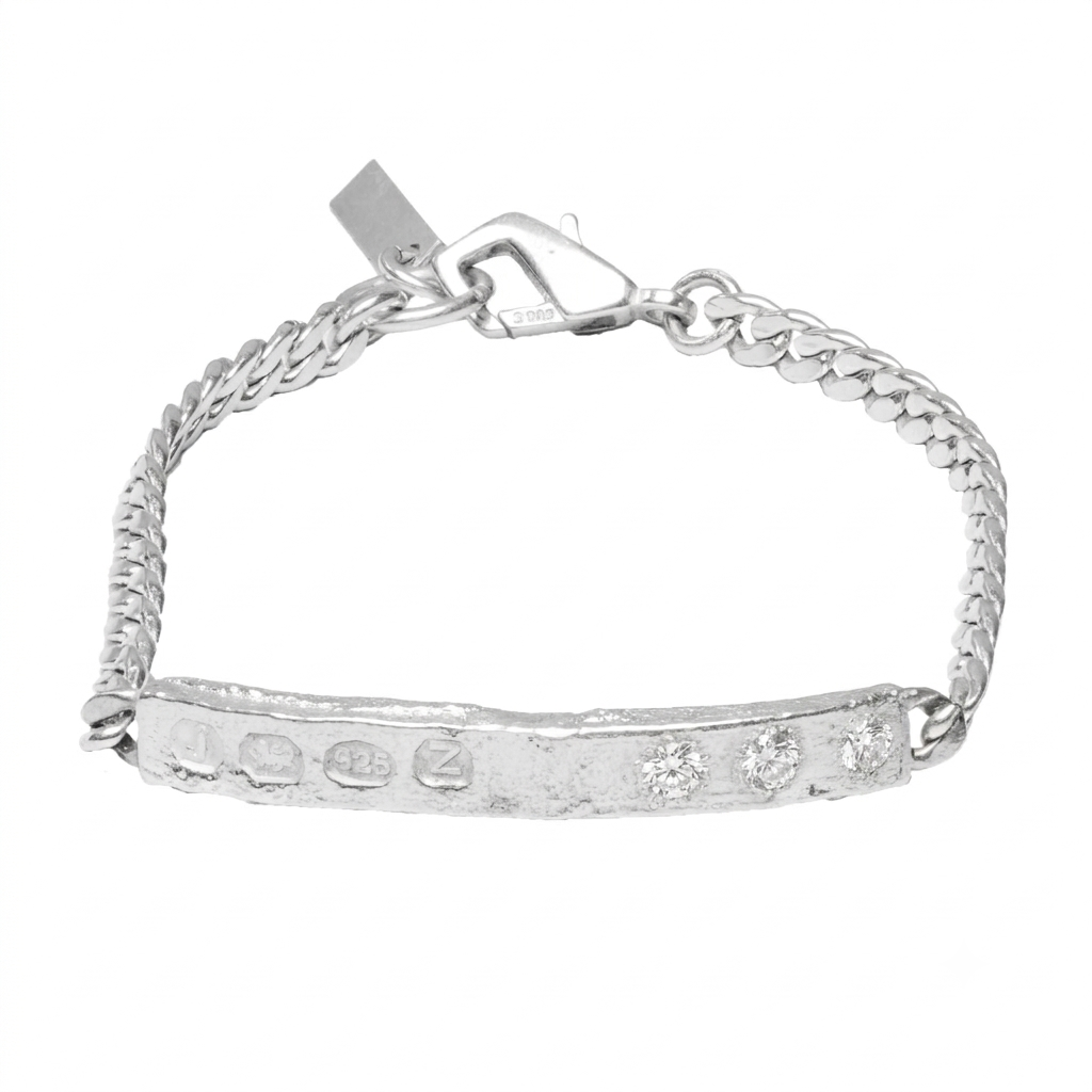 5mm Hallmarks Bracelet - white