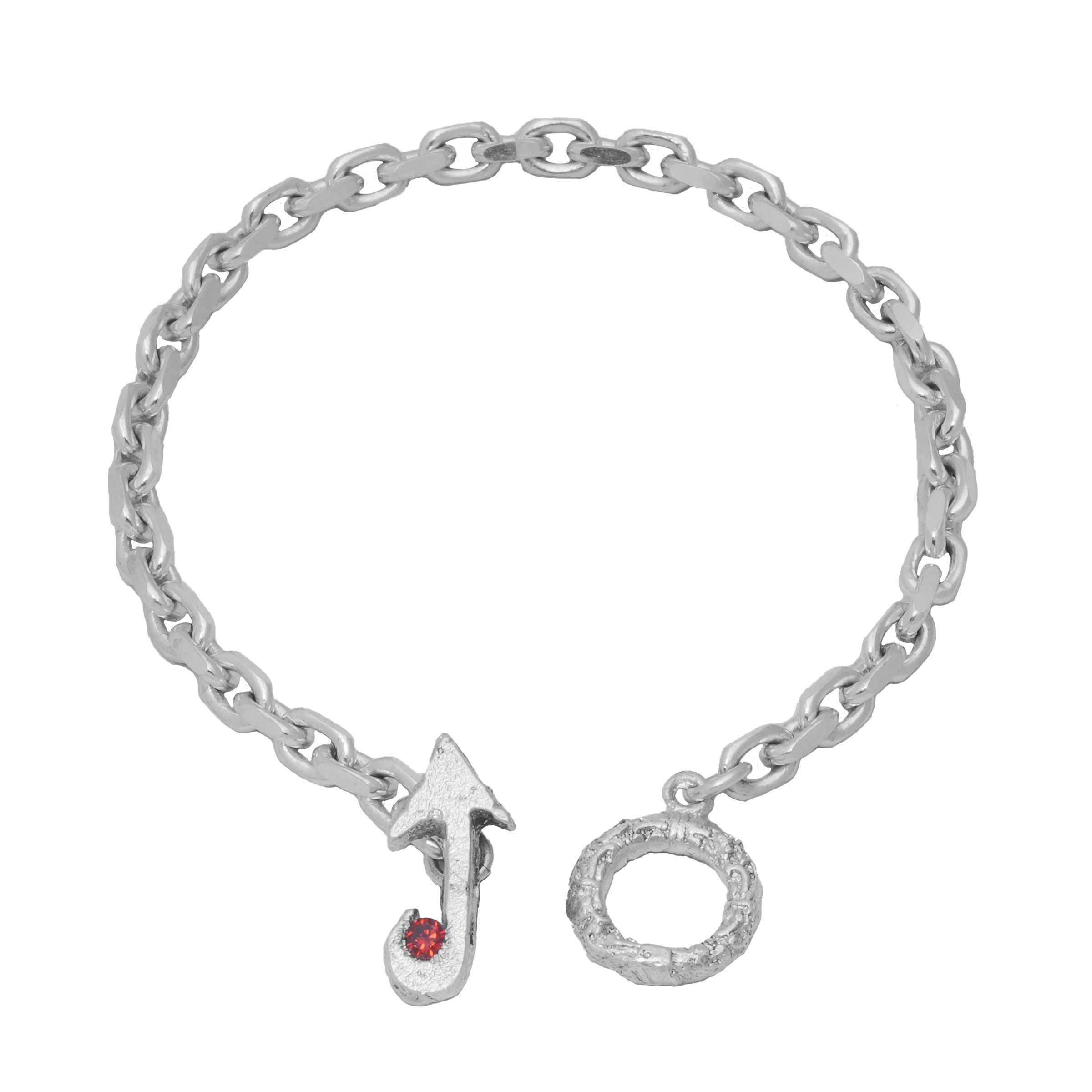 Ĵo Clasp Bracelet - Red