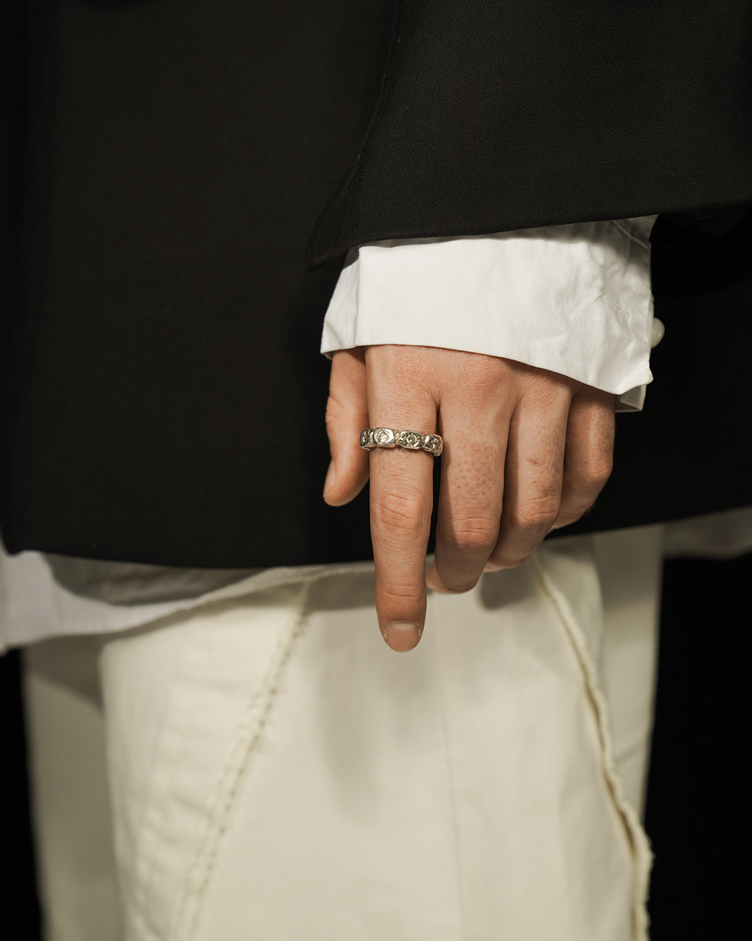 eternity ring - white 1