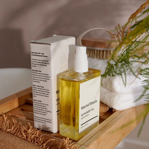 Marina Rituals Satin Body Oil in Warm Vanilla 100ml
