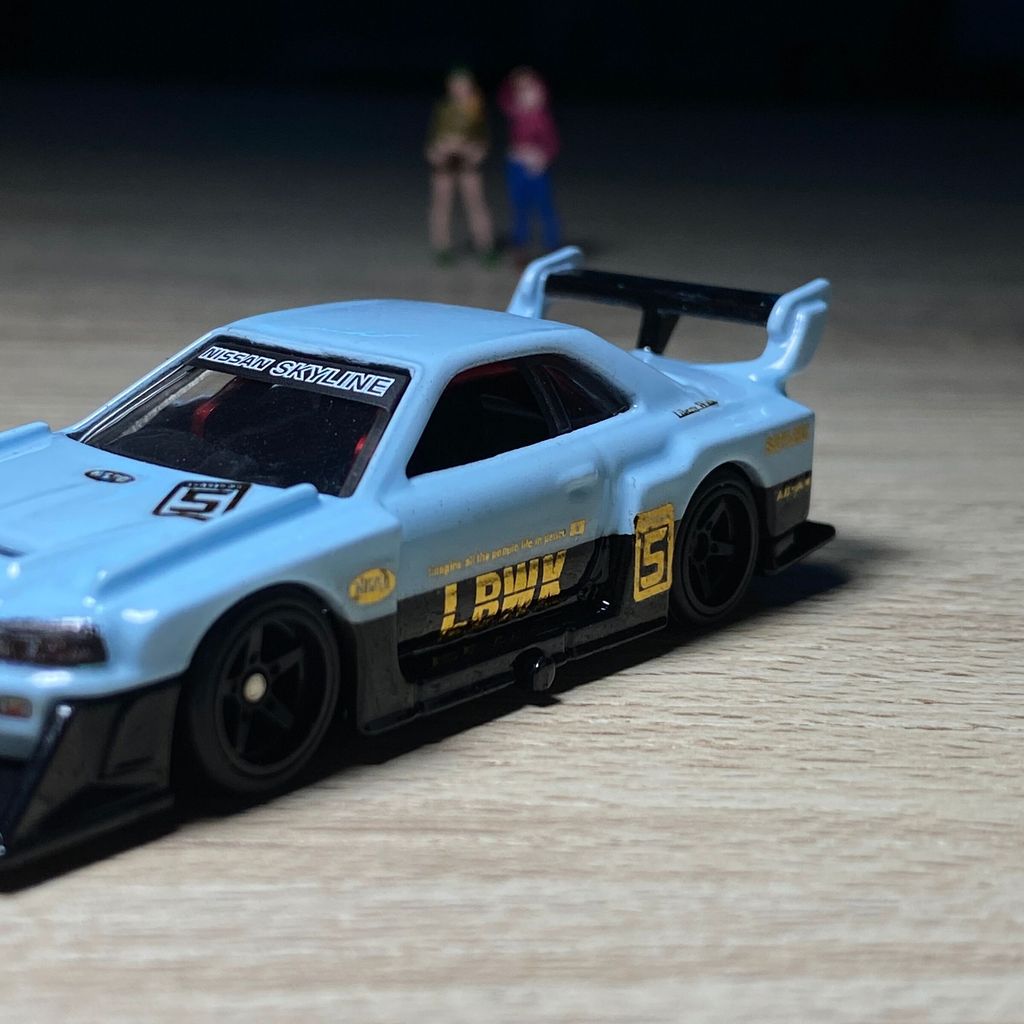 Custom Hot Wheels R34 LBWK Baby Blue ER34 – Jiwacustom