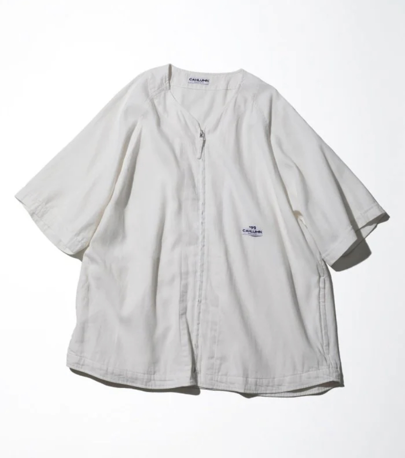 CAHLUMN　Linen Baseball Shirt　美品 CAHLUMN/Linen Baseball Shirt｜Daytona Park(FREAK'S STORE公式