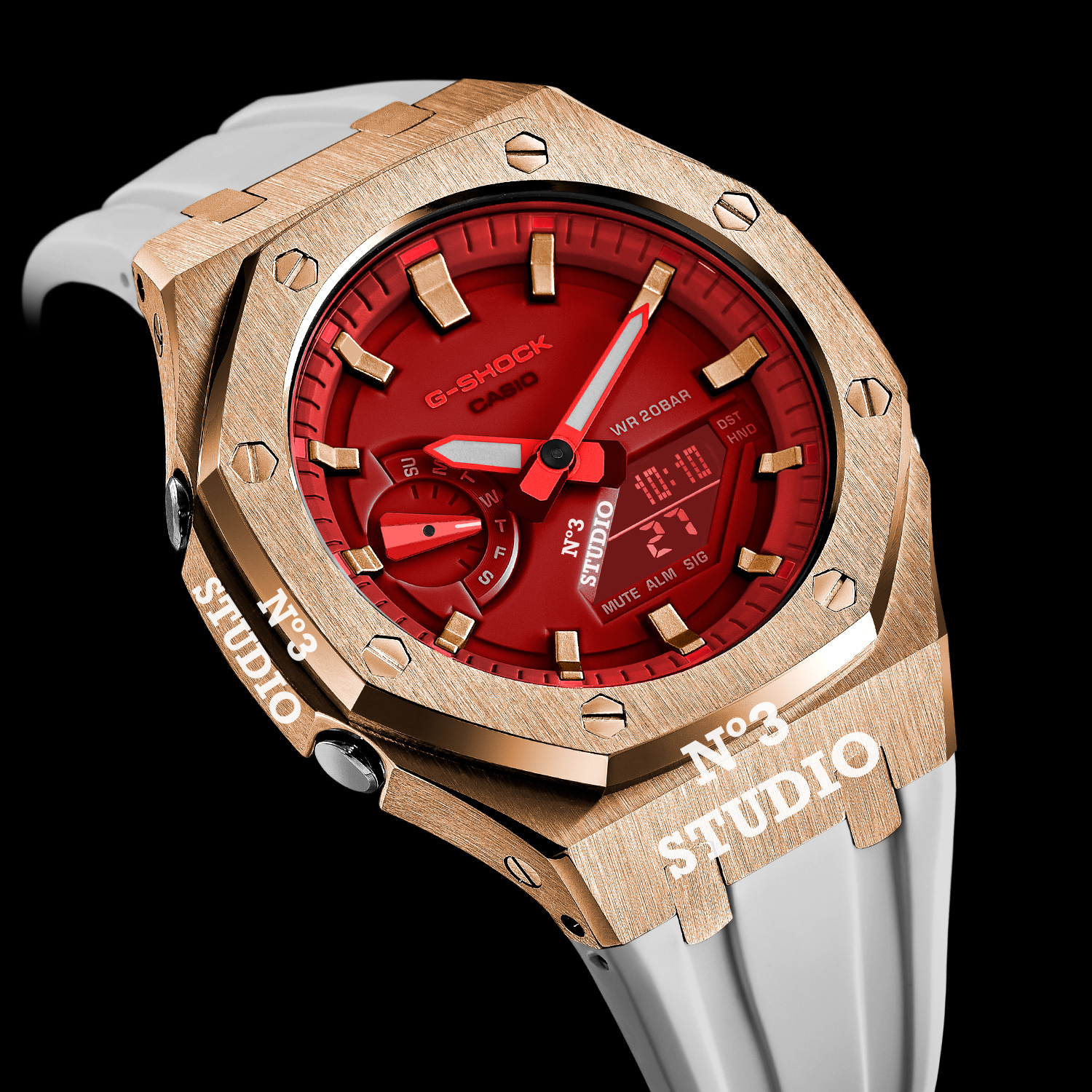 DW-5600BB ローズゴールド DW Mod Rose Gold Case DW-5600BB-1 – No.3 Stu