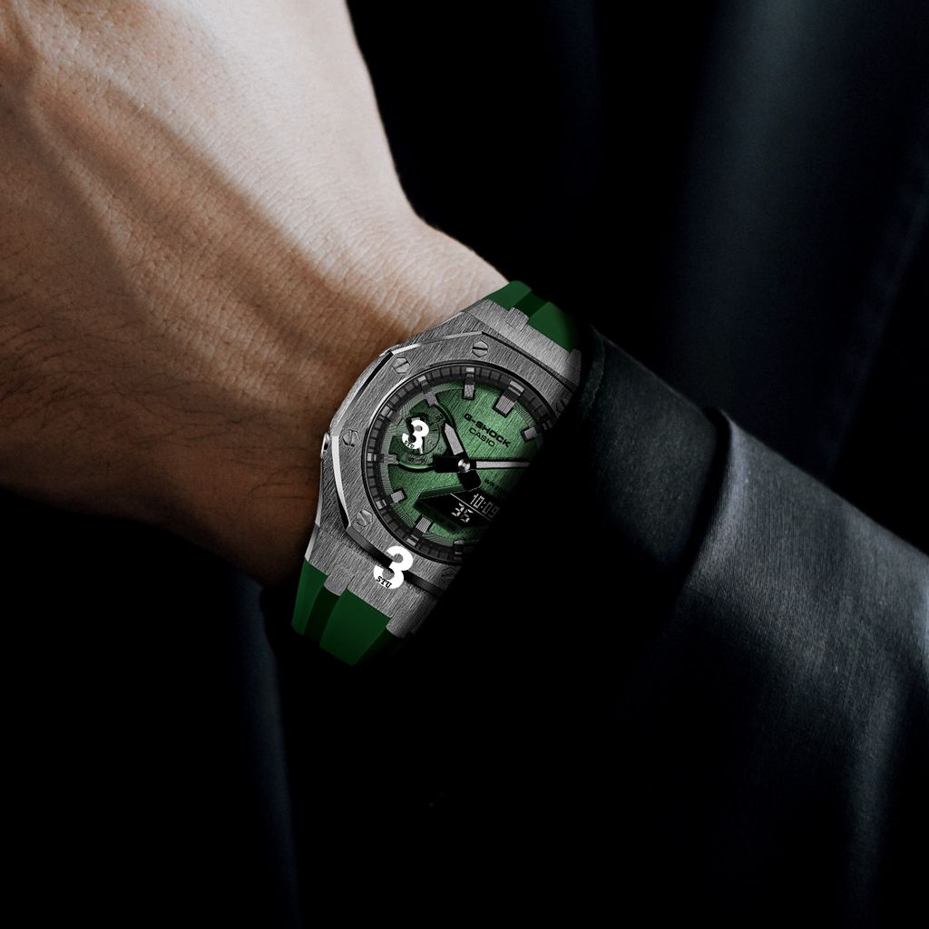 Titanium Mod GM-2100B-3A (Green Rubber) – No.3 Stu Titanium Mod GM-2100B-3A (Green Rubber) – No.3 Stu